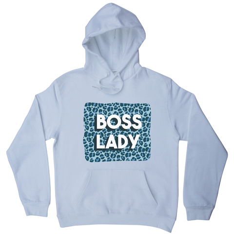 Boss lady animal print hoodie - Graphic Gear