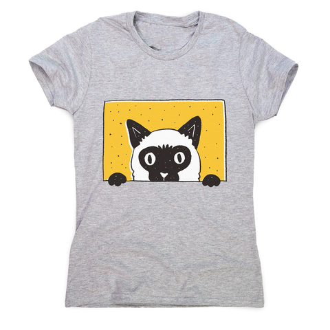 Peeking cat women's t-shirt - Graphic Gear