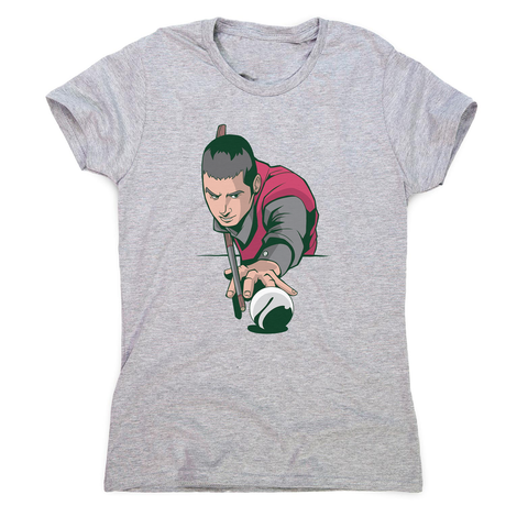 Pool player women's t-shirt - Graphic Gear