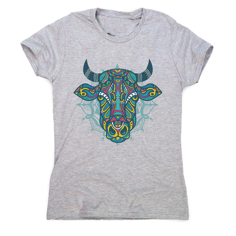 Mandala bull women's t-shirt - Graphic Gear