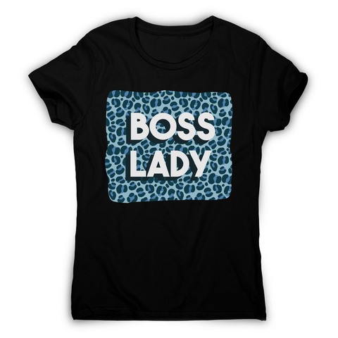 Boss lady animal print women's t-shirt - Graphic Gear