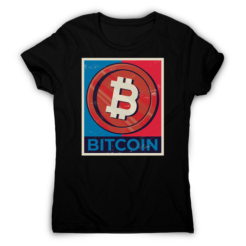 Bitcoin coin women's t-shirt - Graphic Gear