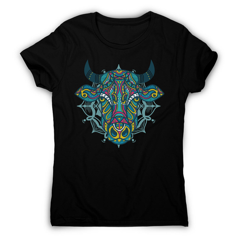 Mandala bull women's t-shirt - Graphic Gear