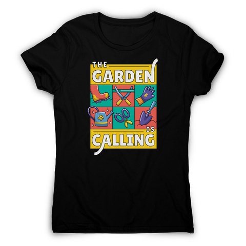Garden calling illustration women's t-shirt - Graphic Gear