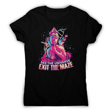 Trippy girl text women's t-shirt - Graphic Gear