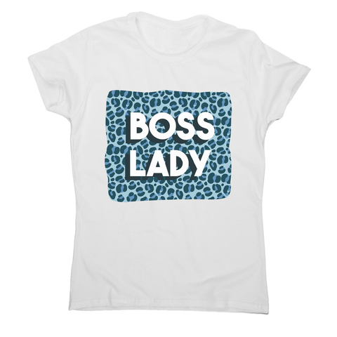 Boss lady animal print women's t-shirt - Graphic Gear