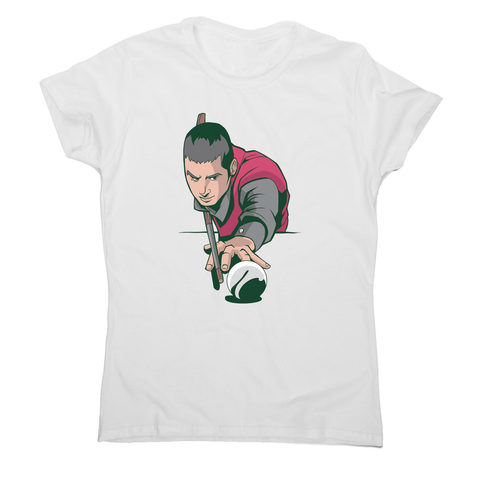 Pool player women's t-shirt - Graphic Gear
