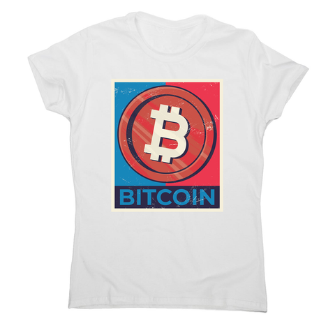 Bitcoin coin women's t-shirt - Graphic Gear