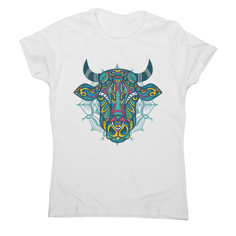 Mandala bull women's t-shirt - Graphic Gear
