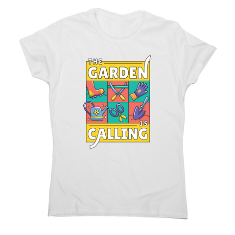 Garden calling illustration women's t-shirt - Graphic Gear