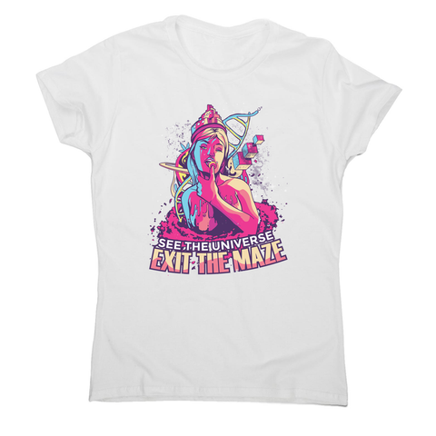 Trippy girl text women's t-shirt - Graphic Gear