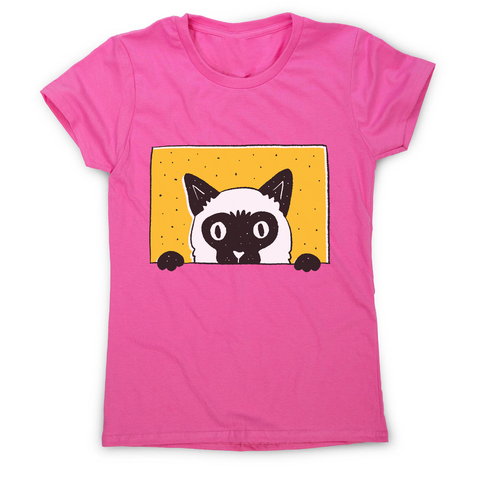 Peeking cat women's t-shirt - Graphic Gear