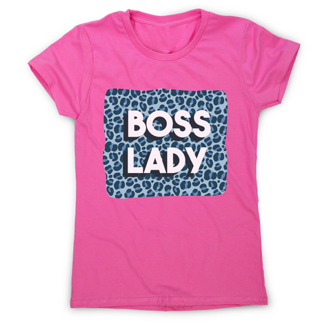 Boss lady animal print women's t-shirt - Graphic Gear
