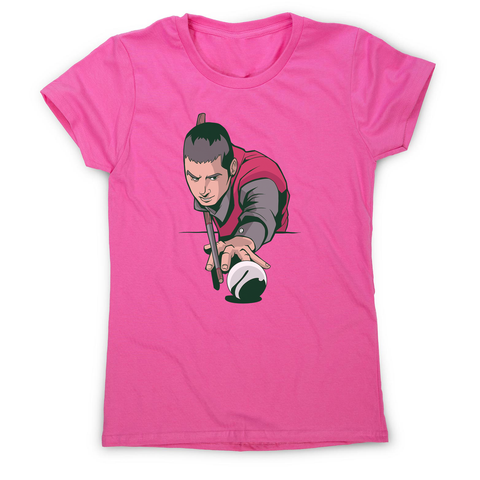 Pool player women's t-shirt - Graphic Gear