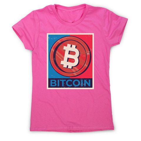 Bitcoin coin women's t-shirt - Graphic Gear