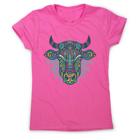 Mandala bull women's t-shirt - Graphic Gear
