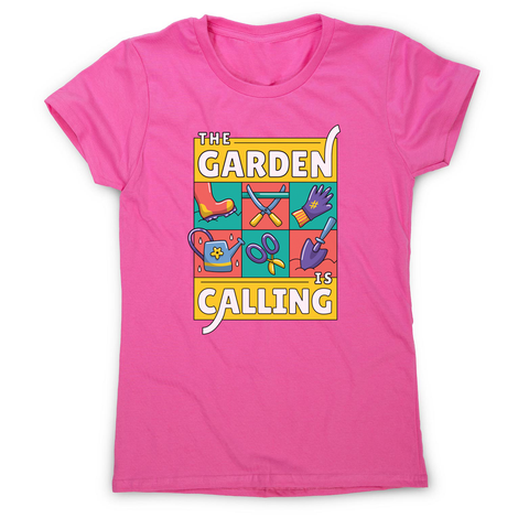 Garden calling illustration women's t-shirt - Graphic Gear