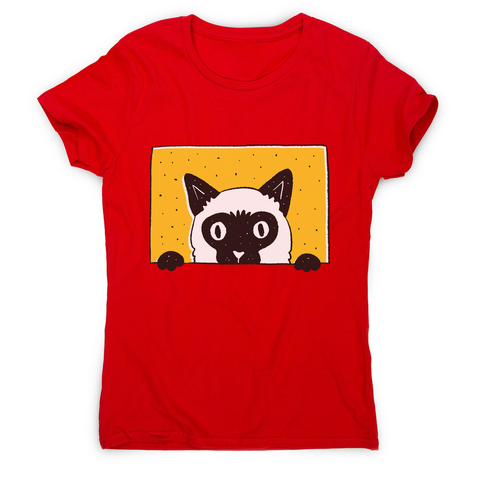 Peeking cat women's t-shirt - Graphic Gear