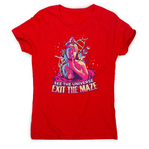 Trippy girl text women's t-shirt - Graphic Gear