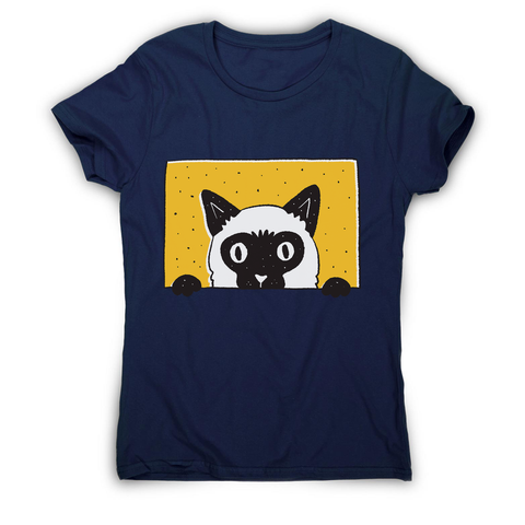 Peeking cat women's t-shirt - Graphic Gear
