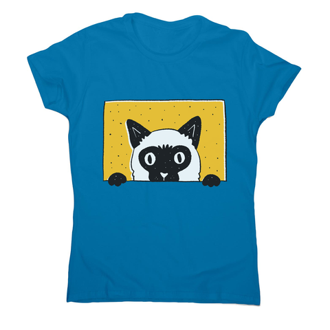 Peeking cat women's t-shirt - Graphic Gear