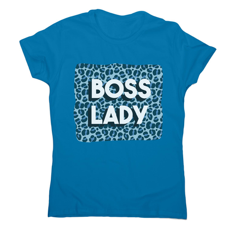 Boss lady animal print women's t-shirt - Graphic Gear