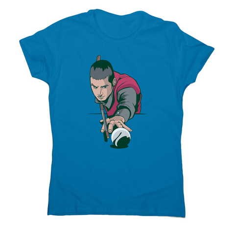 Pool player women's t-shirt - Graphic Gear