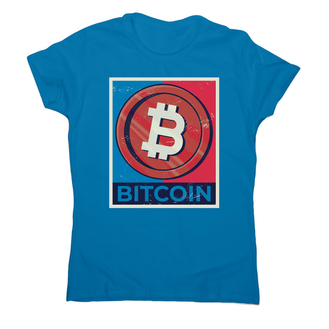 Bitcoin coin women's t-shirt - Graphic Gear