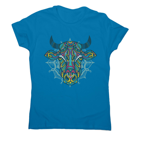 Mandala bull women's t-shirt - Graphic Gear
