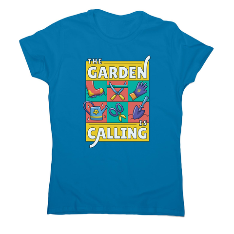 Garden calling illustration women's t-shirt - Graphic Gear