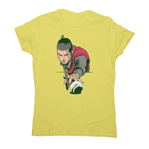 Pool player women's t-shirt - Graphic Gear