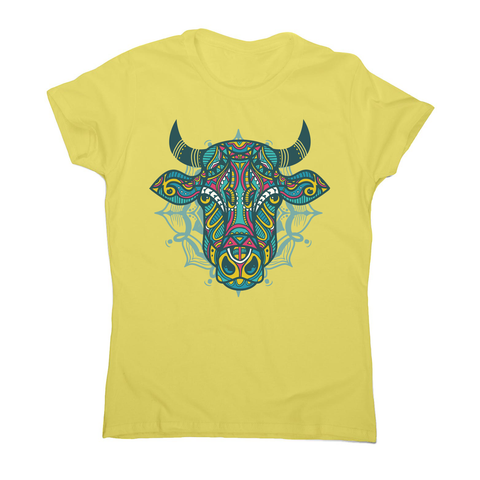Mandala bull women's t-shirt - Graphic Gear