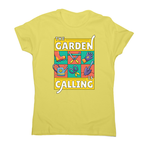Garden calling illustration women's t-shirt - Graphic Gear