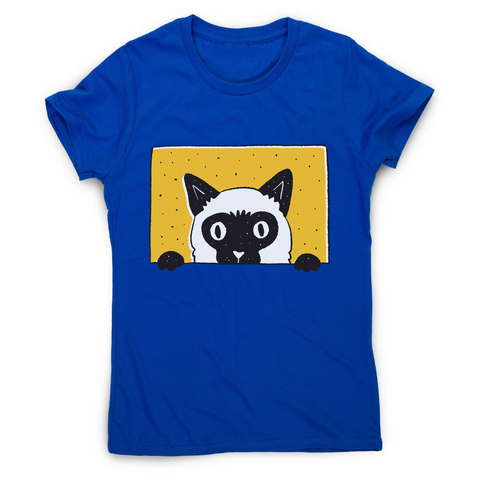 Peeking cat women's t-shirt - Graphic Gear