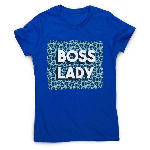 Boss lady animal print women's t-shirt - Graphic Gear