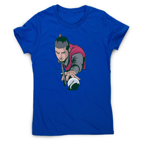 Pool player women's t-shirt - Graphic Gear