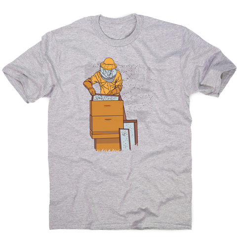 Beekeeper illustration men's t-shirt - Graphic Gear