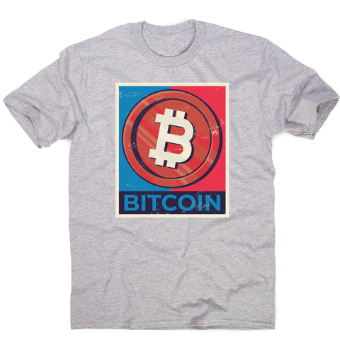 Bitcoin coin men's t-shirt - Graphic Gear