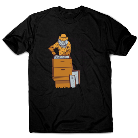Beekeeper illustration men's t-shirt - Graphic Gear