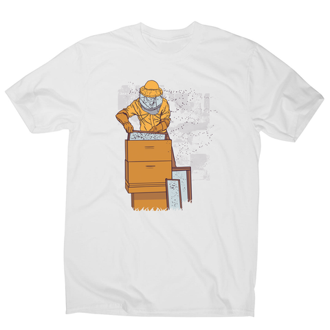 Beekeeper illustration men's t-shirt - Graphic Gear