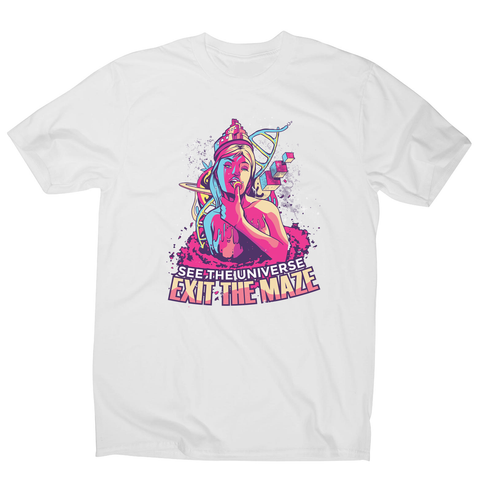 Trippy girl text men's t-shirt - Graphic Gear