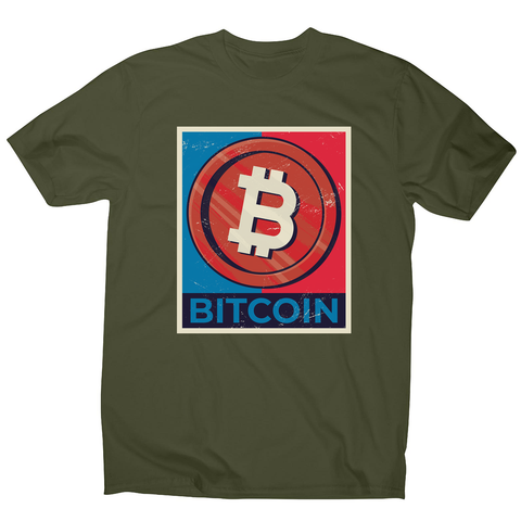 Bitcoin coin men's t-shirt - Graphic Gear