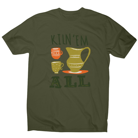 Funny pottery text men's t-shirt - Graphic Gear