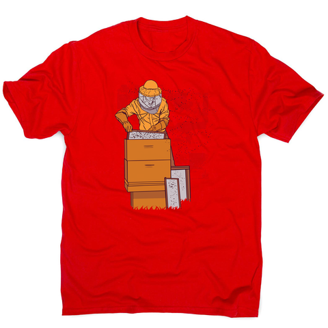 Beekeeper illustration men's t-shirt - Graphic Gear