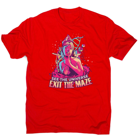 Trippy girl text men's t-shirt - Graphic Gear