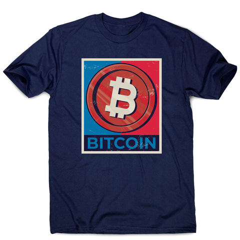 Bitcoin coin men's t-shirt - Graphic Gear