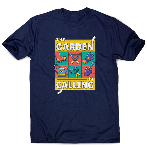 Garden calling illustration men's t-shirt - Graphic Gear