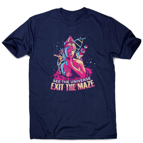 Trippy girl text men's t-shirt - Graphic Gear