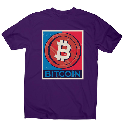 Bitcoin coin men's t-shirt - Graphic Gear