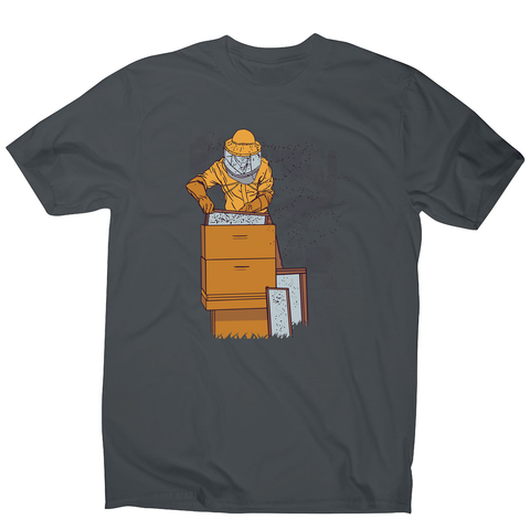 Beekeeper illustration men's t-shirt - Graphic Gear